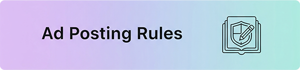 ad posting rules