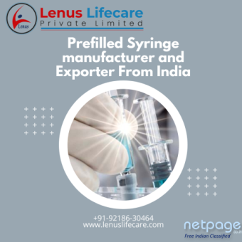 Prefilled Syringe Manufacturer and Exporter From India