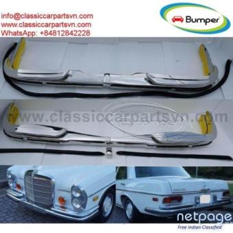 Mercedes benz W108 W109 bumpers with rubber