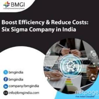 Boost Efficiency & Reduce Costs: Six Sigma Company in India