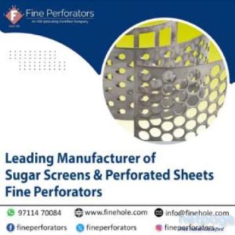 Leading Manufacturer of Sugar Screens & Perforated Sheets – Fine Perforators