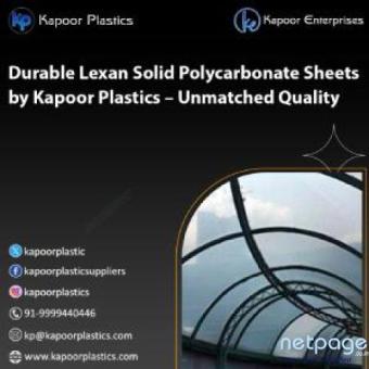 Durable Lexan Solid Polycarbonate Sheets by Kapoor Plastics – Unmatched Quality