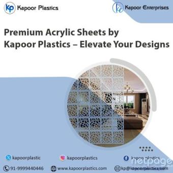 Premium Acrylic Sheets by Kapoor Plastics – Elevate Your Designs